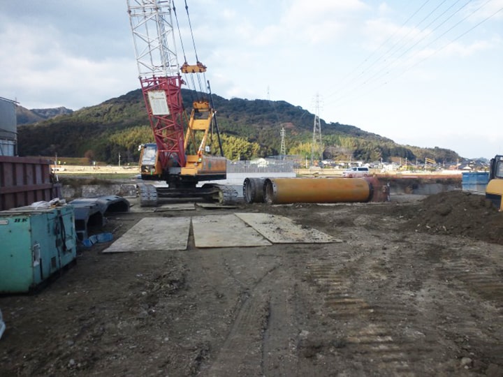 行事西泉線道路改慮（2工区）工事