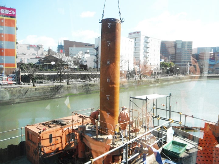 福岡202号春吉橋迂回路橋下部工（Ｐ1）工事