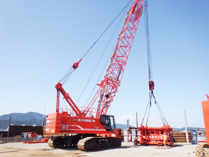 1600型スクラップシャー設置工事