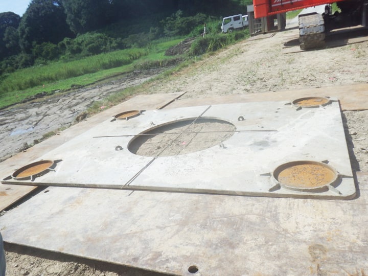 肥前呼子線道路整備交付金（原発特別交付金）工事（A2橋台）