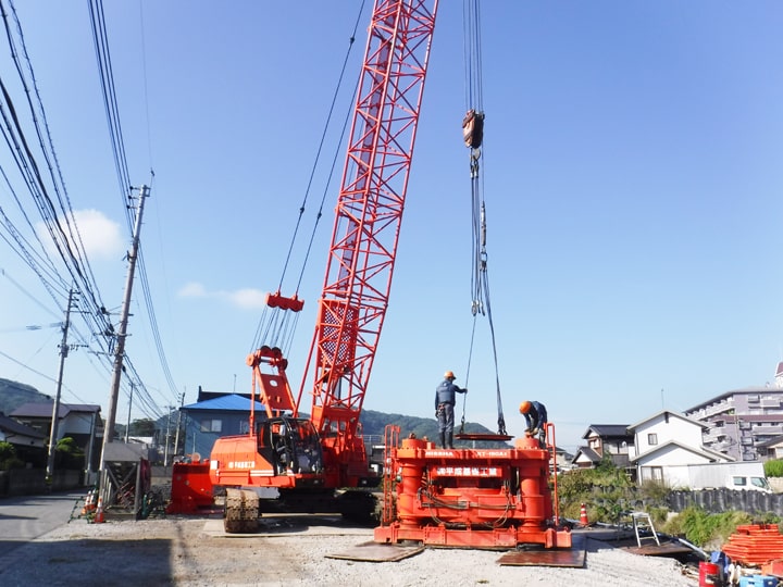 相割川（舟木橋）橋梁下部工工事（4-1）